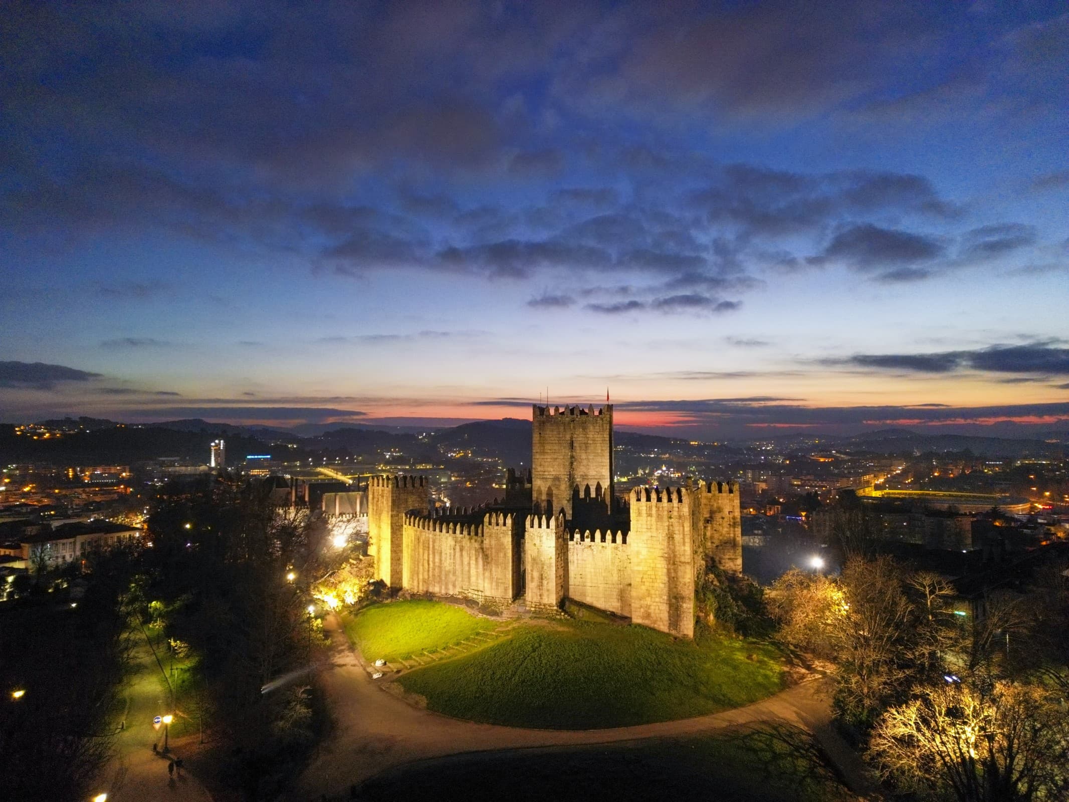 Fotografia do Castelo de Guimarães